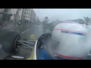 Alain prost and nico hulkenberg wowed the crowds in nice this weekend