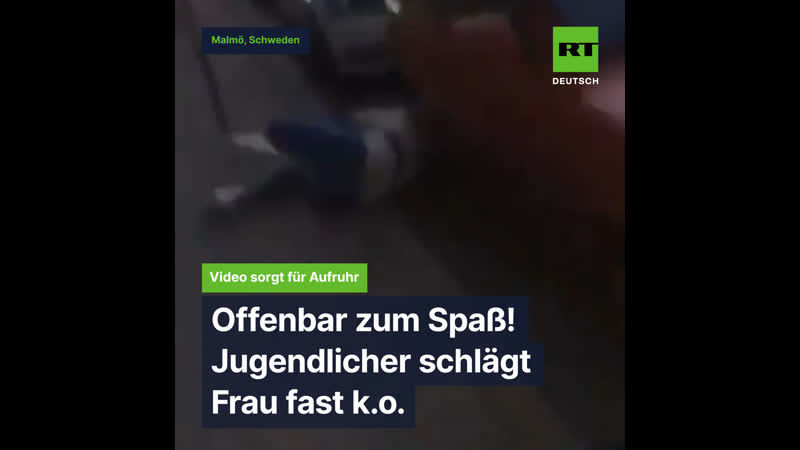 Schweden jugendlicher schlägt frau fast k o