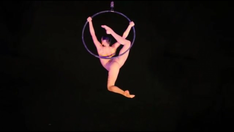 Elena gatilova aerial hoop contortion
