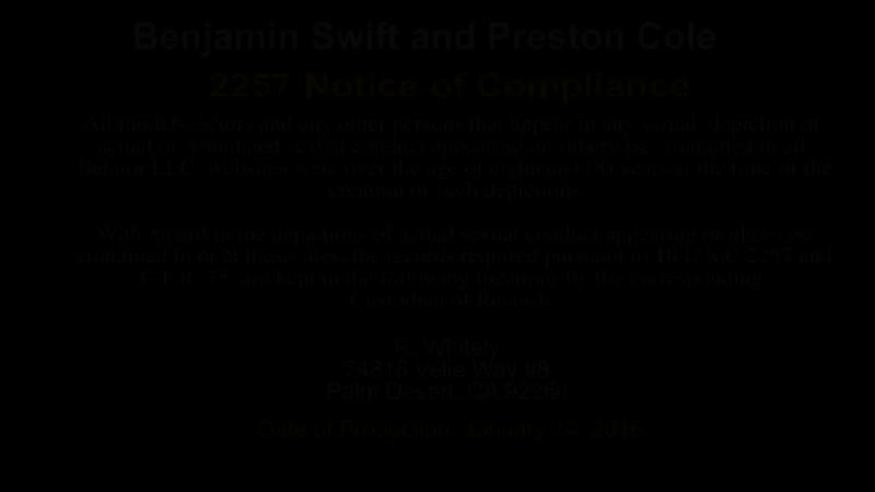Swift porn video – Benjamin swift và preston cole