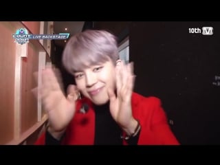 161030 bts @ m!countdown japan backstage