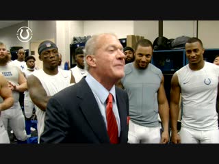 @you guys played smart, clean football" colts owner ceo jim irsay congratulates his team following wild card win