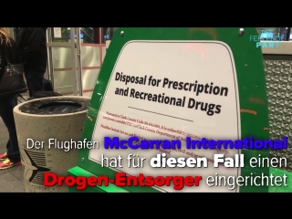 Drogenentsorger am flughafen