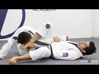 Lucas lepri pass prevention to armbar from bottom