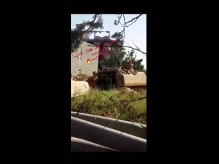 Lna forces captured 2 turkish acv 15 personnel carrie today in tripoli libya