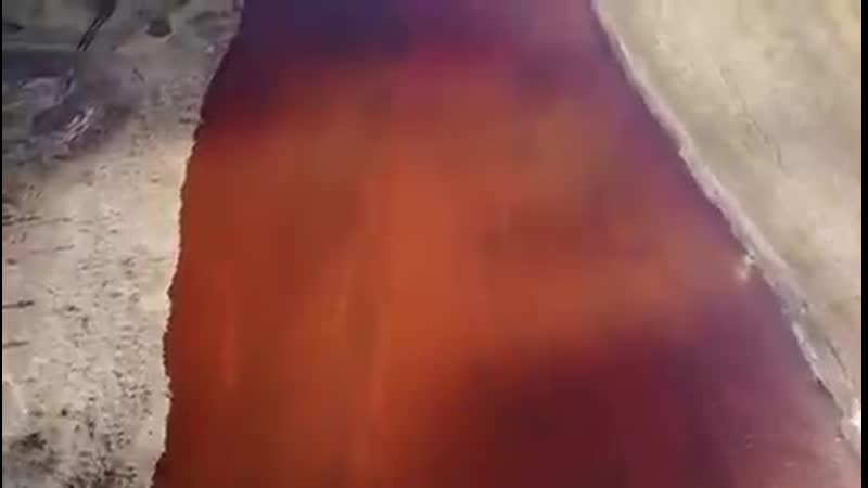 Кадры экологической катастрофы в норильске