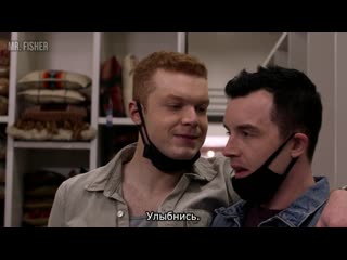 Shameless s11e07 scene 4 / ian and mickey at the furniture store rus sub