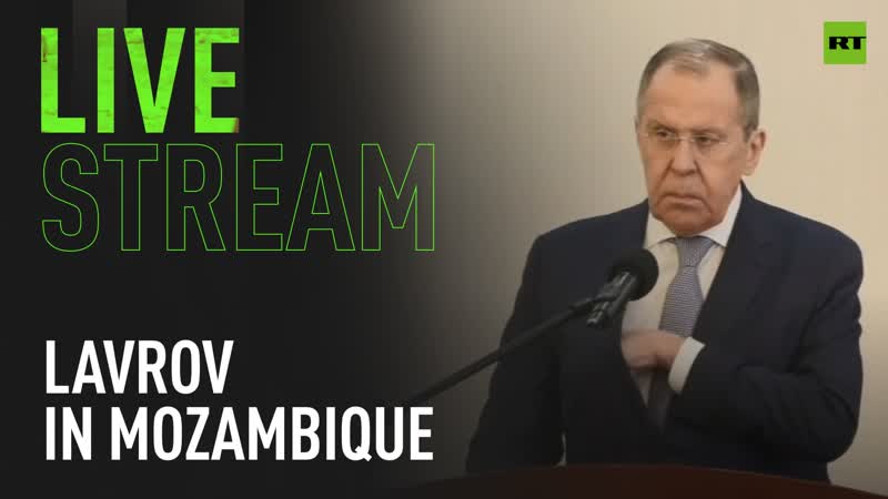 Lavrov speaks to media in mozambique