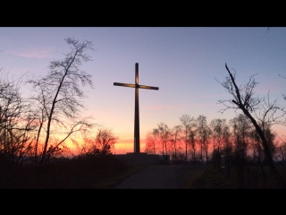 Evening walk to the haaren cross in aachen