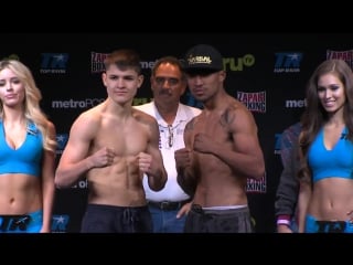 Konstantin ponomarev vs ramses agaton weigh in + face off