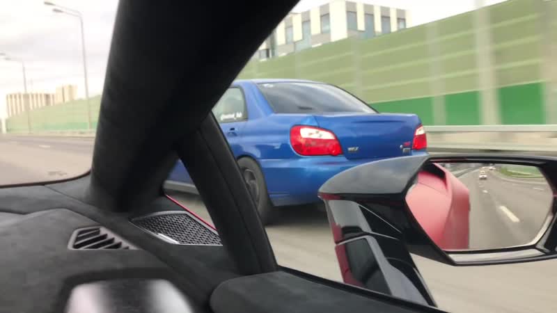 Subaru impreza vs lamborghini huracan performante