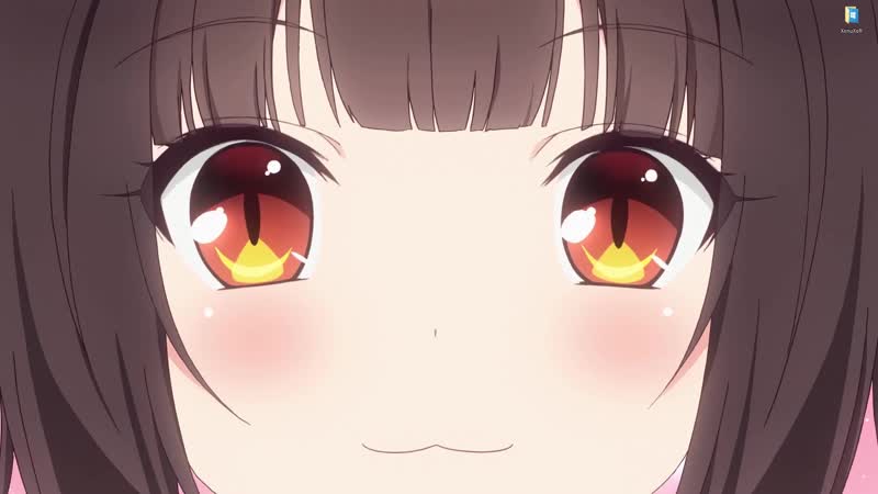 Аниме девушка кошка по имени чокола из игры nekopara живые обои для wallpaper engine