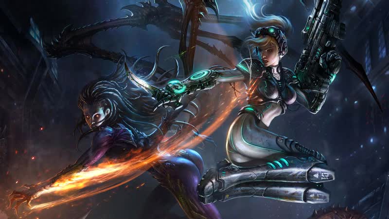 Starcraft 2 sarah kerrigan &amp; nova terra *1080p*