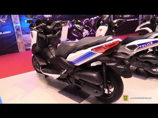 2016 mbk evolis 125 police scooter