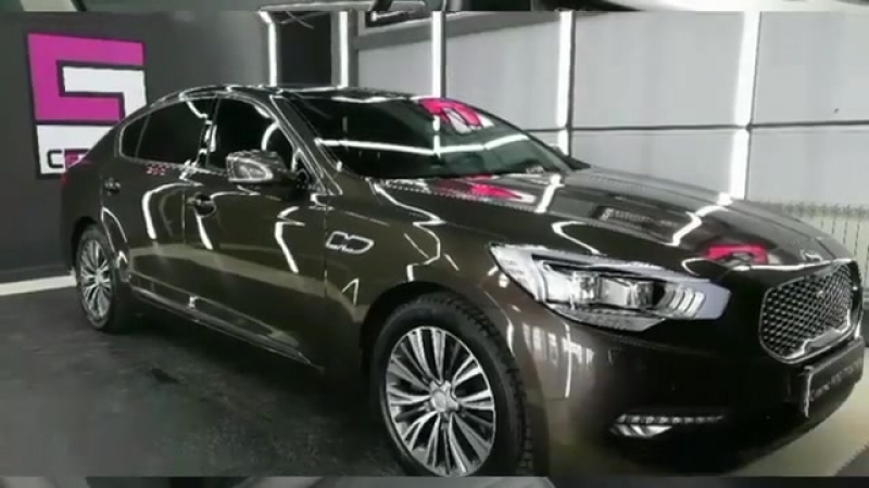 Kia quoris обработка составом ceramic pro 9h в 10 слоев