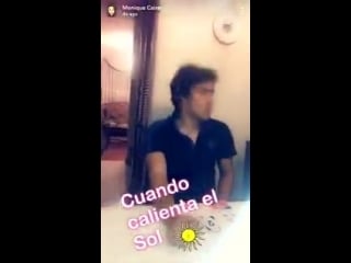 Monique shared new video of jorge with alain, dani and her mother playing cards on her sna