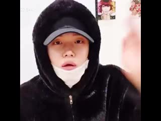 Referring to bang pd's lunch treat to them🖐️