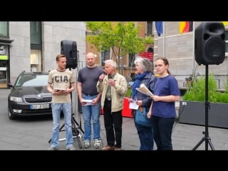 Demo halle am saale deutchland