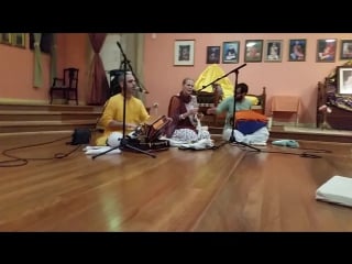 Kishori mohan das, sudevi dasi krsna kripa das