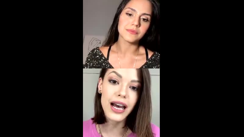 Instagram live jessika alves &amp; vitoria strada