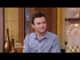 Chris colfer on live with kelly michael august 7th 2013