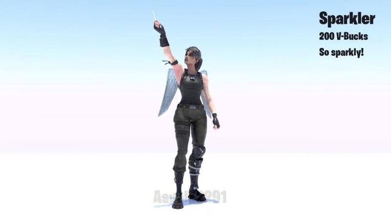 New sparkler emote animation price 200 v bucks