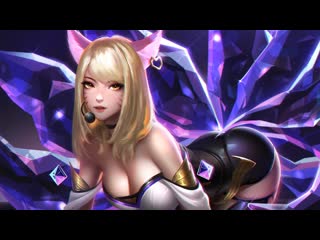 Kda ahri animated wallpaper (wallpaper engine)