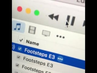 Footsteps and voices (recording cessions)