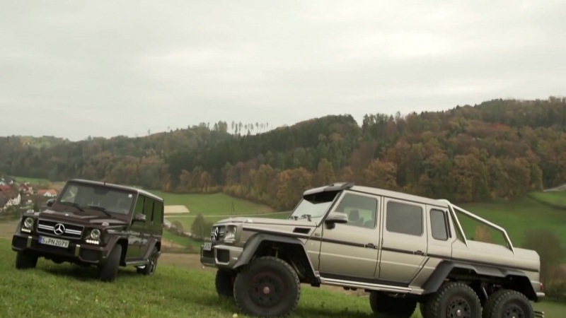 Mercedes benz g63 amg 6x6 vs 2014 mercedes benz g63 amg! [bmirussian]
