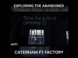 Exploring an abandoned #caterham #f1 factory