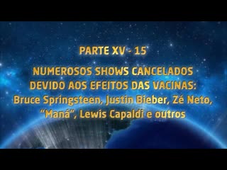 Numerosos shows cancelados devido aos efeitos das vacinas parte xv 15