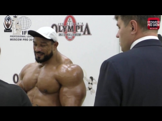 Roelly winklaar backstage @ 2016 amateur olympia moscow