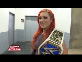 Becky lynch's smackdown women's championship is coming to bed with her backlash 2016 exclusive
