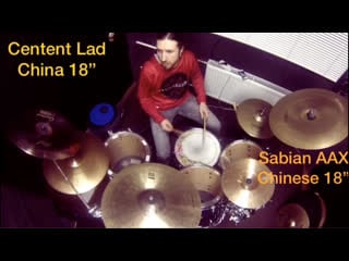 Centent lad china 18" \ sabian aax chinese 18"