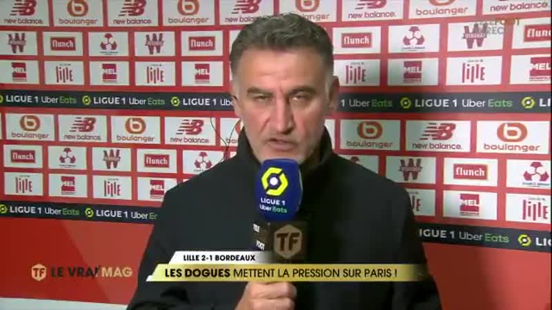 Lille boss christophe galtier