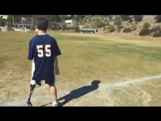 A one legged boy caught doing things [must watch]