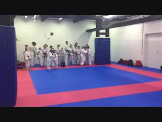 Заключительная тренироа в клубе таэквон до «волна» 28 12 2018 г
