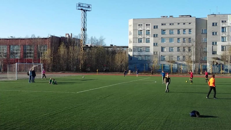 Разминка запасных игроков