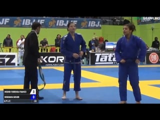 Ingrid ferreira franco vs bogdana golub ibjjf 2017 european championships