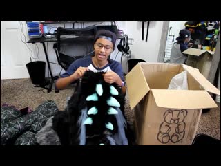 [xxforeverfaithxx] new fursuit!? || buki the gatorpup unboxing