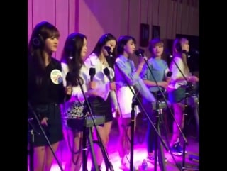 160506 sbs lovefm two man show| oh my girl one step two step