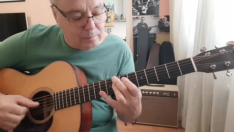 Из рубрики "гитарные разминки" версия chord melody композиции "estate"