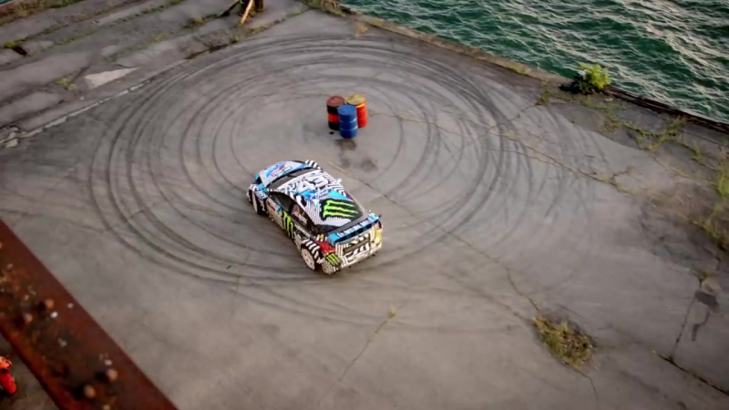 Hoonigan porn video – [hoonigan] ken blocks gymkhana nine raw industrial playground