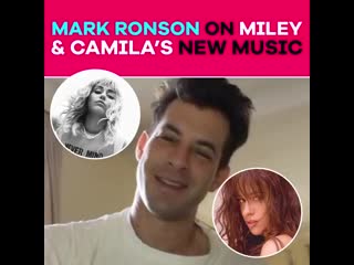 Hitmaker @markronson praises @camila cabello’s new album and confirms he worked on @mileycyrus’s next project i have a few s