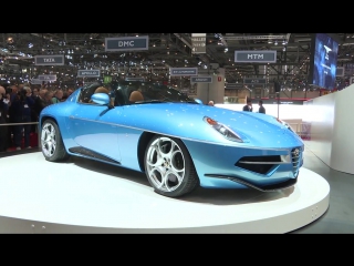 Touring supperleggera alfa romeo disco volante spyder at geneva motor show 2016 automototv