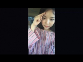 170802 park jinjoo (jinjoo1224) instagram live