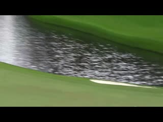 Jon rahm skips to a hole in one on no 16 masters tuesday