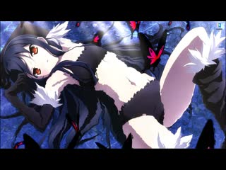 Аниме девушка kuroyukihime в черном белье из аниме accel world живые обои для wallpaper engine