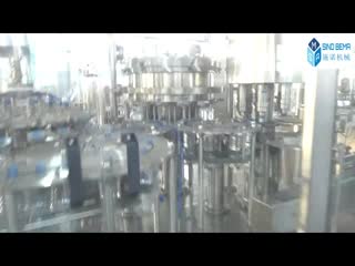 Bottle washing filling capping labeling