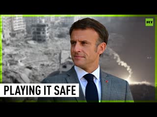 Macron reasserts backing israel after bbc interview angers tel aviv